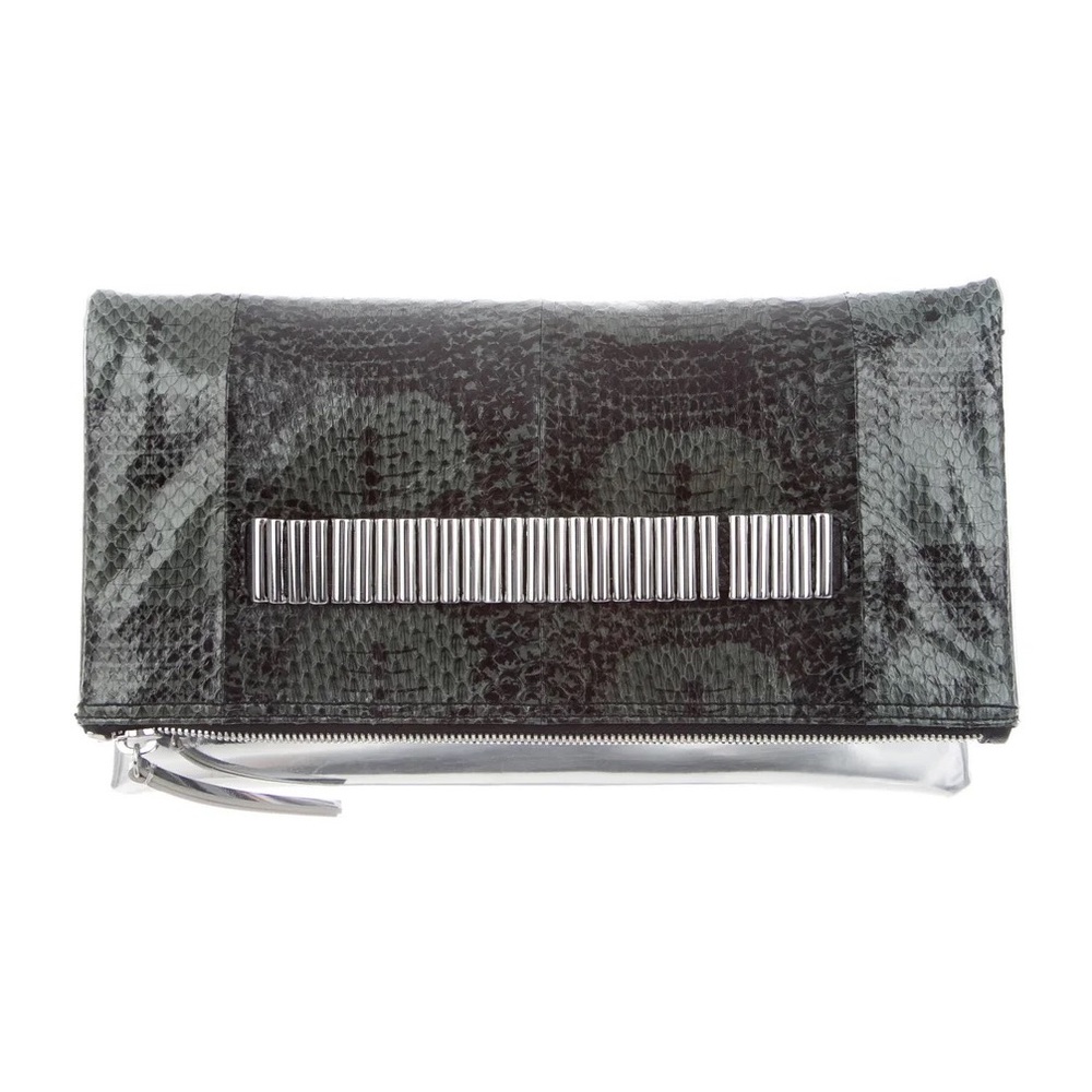 Stunning McQueen snakeskin clutch